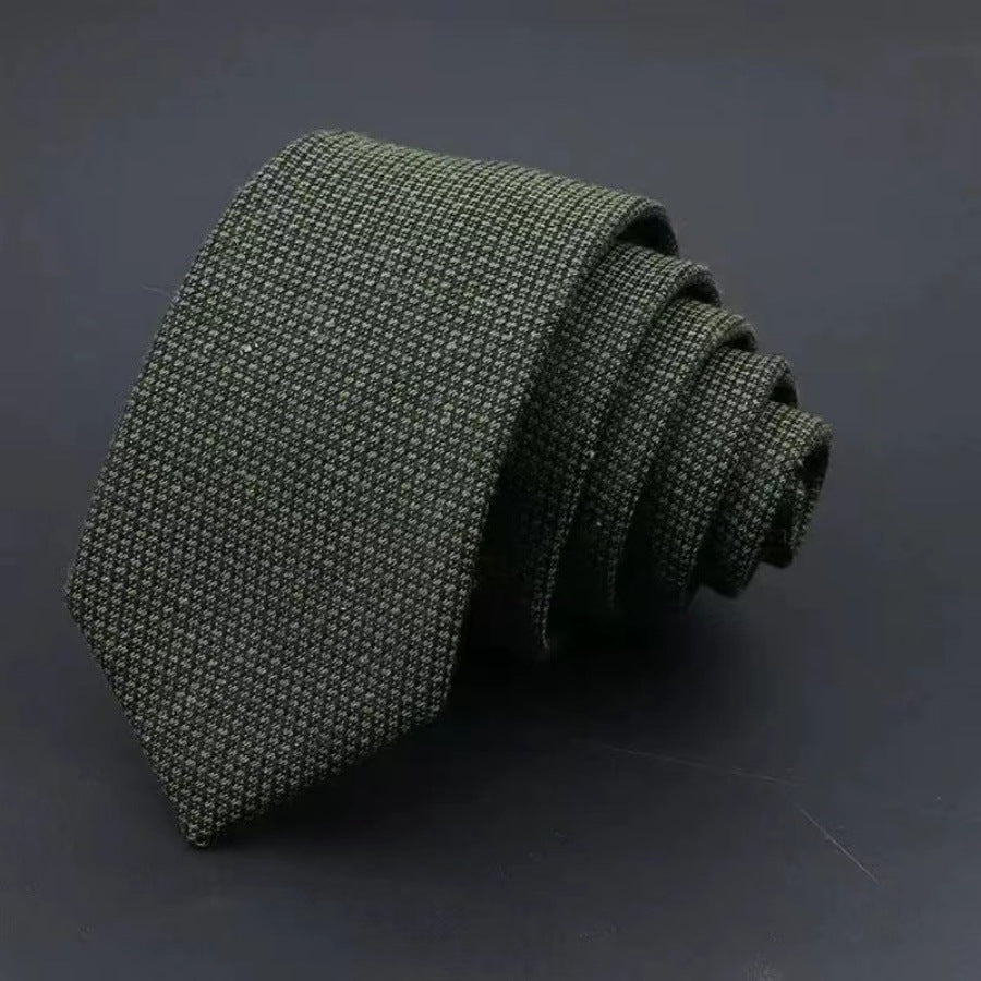 Dark Green Fine Plaid