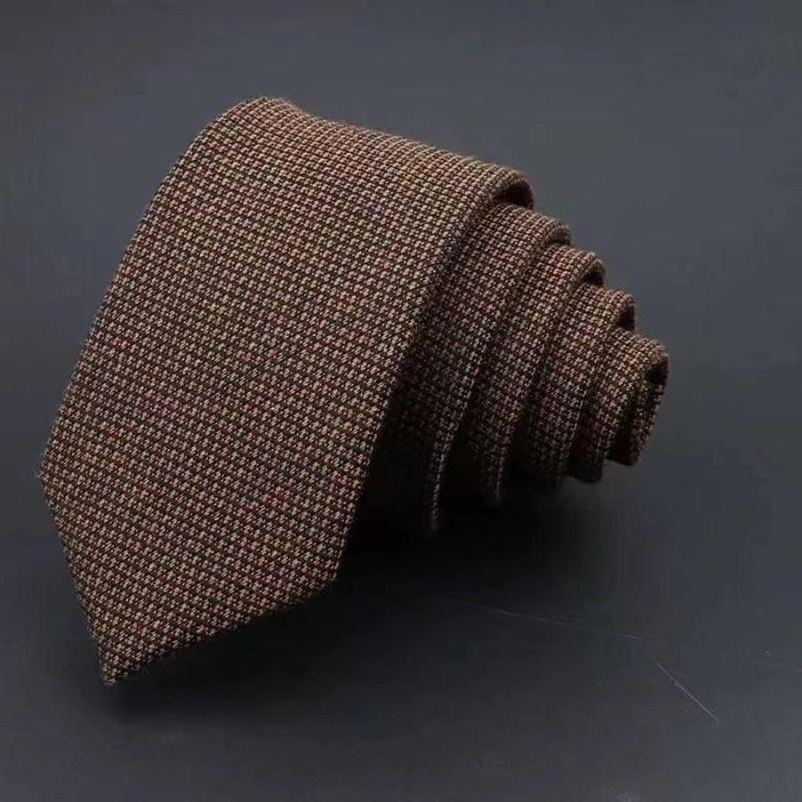 Khaki Fine Plaid