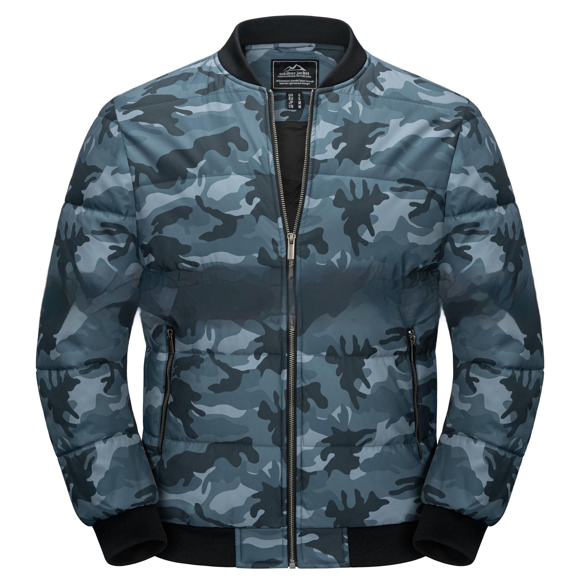 Blue And Gray Camouflage / XL