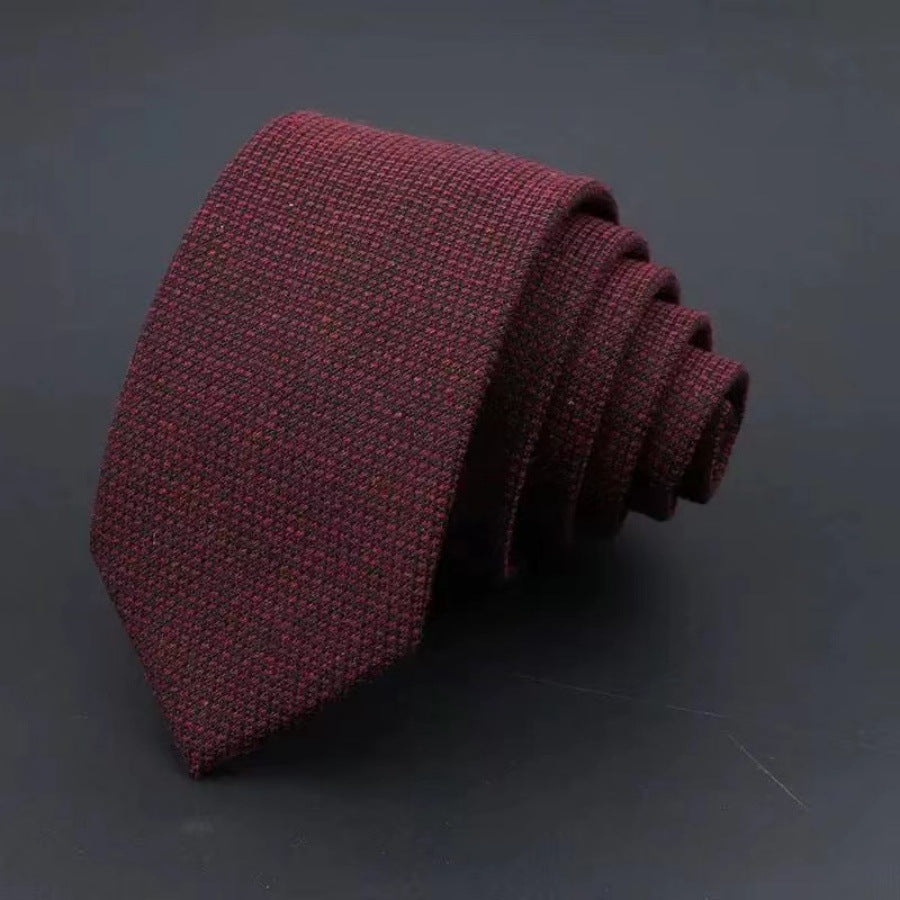Wine Red Fine Plaid