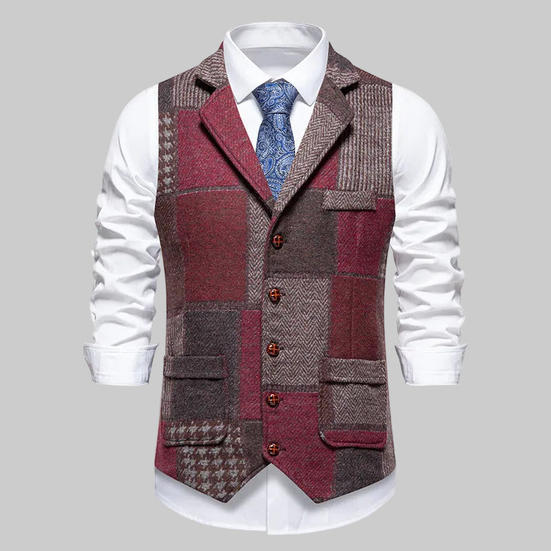 Wine Red Plaid / XL